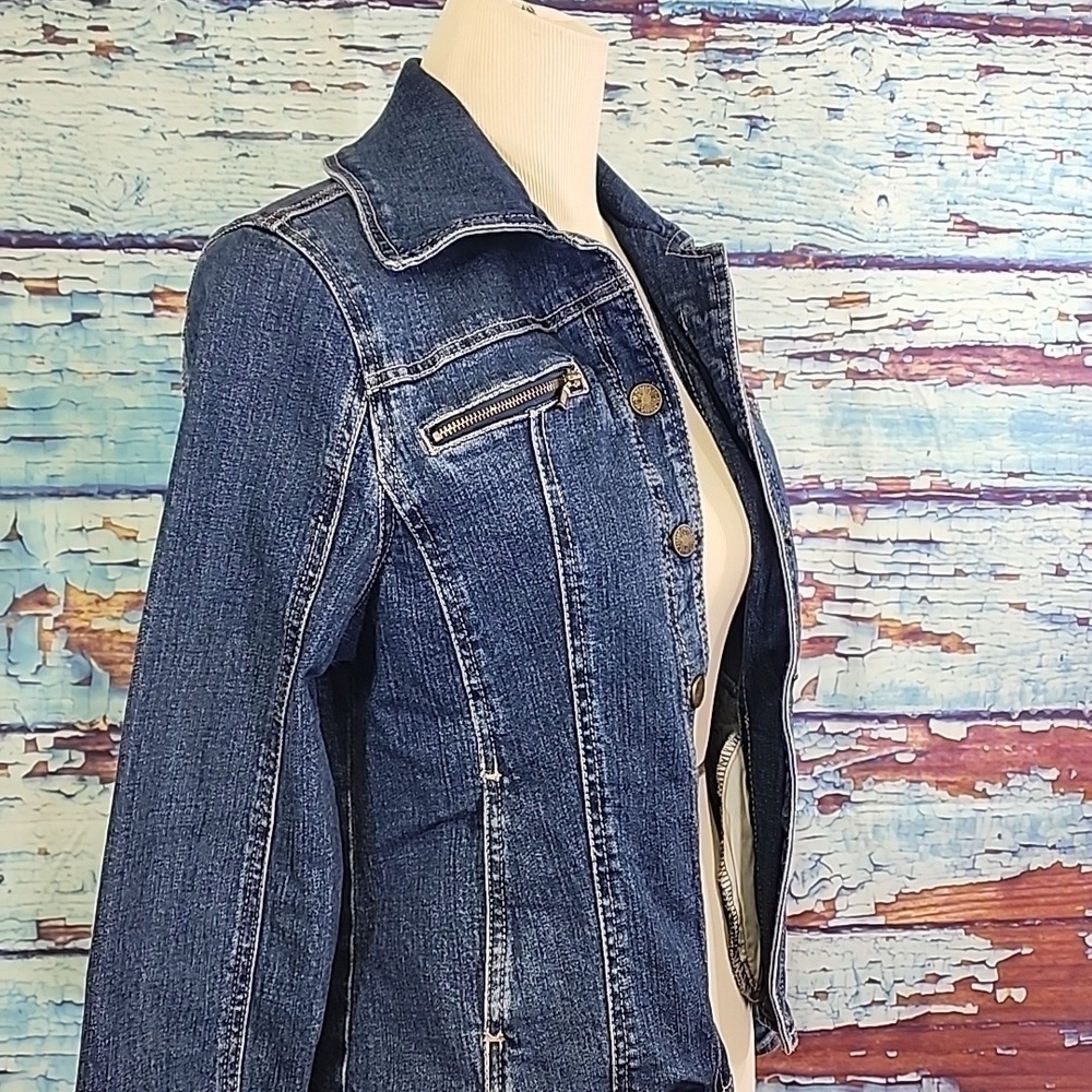 Denim Dress Barn Jacket size S - Picture 2 of 6